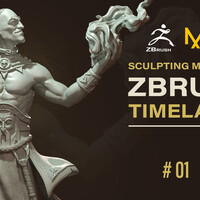Sculpting Miniature | Zbrush Timelapse | Chernobog Cultist