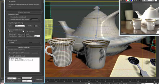 3ds Max 2012 SAP - ActiveShade iray renderer