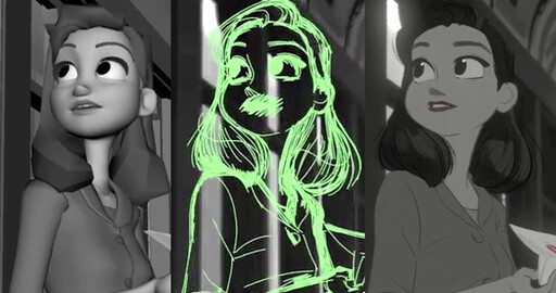 Процесс создания «Paperman»