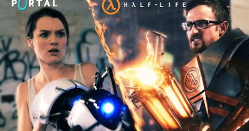 Короткометражка Portal vs Half-Life