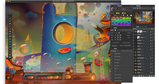 Подробный обзор Affinity Designer (Mac OS). Часть 1. Инструменты