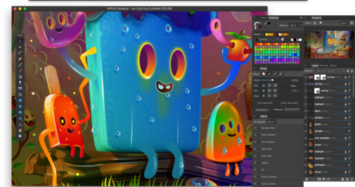 Подробный обзор Affinity Designer (Mac OS). Часть 2