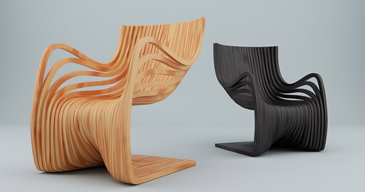 Моделирование Pipo Chair в Blender