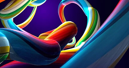 Цветной карамельный 3D туннель с Trapcode TAO в After Effects