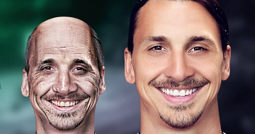 Как состарить человека в Photoshop