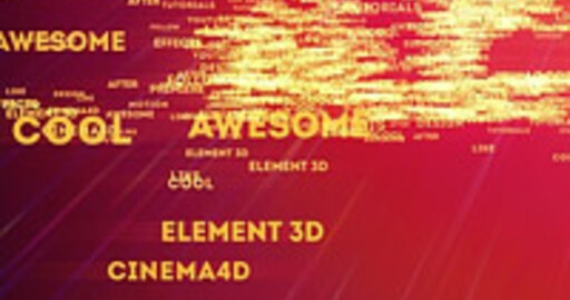 Текст из текста или текст из частиц в Adobe After Effects. Урок Trapcode Particular