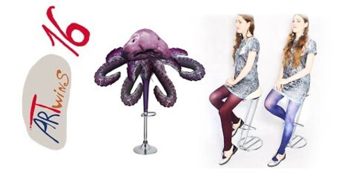 сериал-шоу ARTwins - выпуск 15- моллюск о современном искусстве - interview with an octopus about contemporary art
