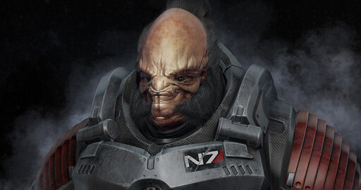 Making Of "Персонаж для вселенной Mass Effect"