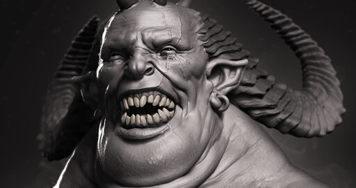 Speed Sculpt of Demon in ZBrush