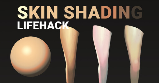 Как рисовать в фотошопе. Цвет кожи. Смешивание.