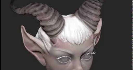 Быстроскульпт и быстропокраска в zbrush (видео)