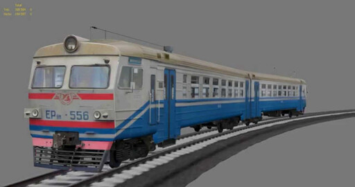 Риггинг поезда штатными средствами 3ds Max