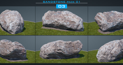 Sandstone models 01-04