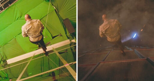 Небоскреб. VFX Breakdown