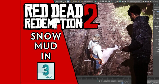 Как сделать снег в 3ds Max как в Red Dead Redemption 2