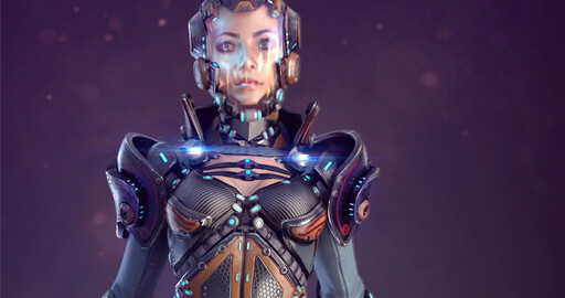 Making Of Sci-fi girl