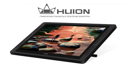 Промо презентация сенсорного монитора HUION KAMVAS PRO 22