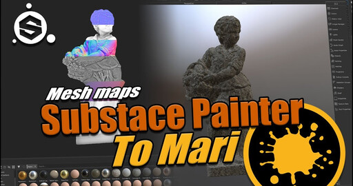 Из Substance Painter в Mari