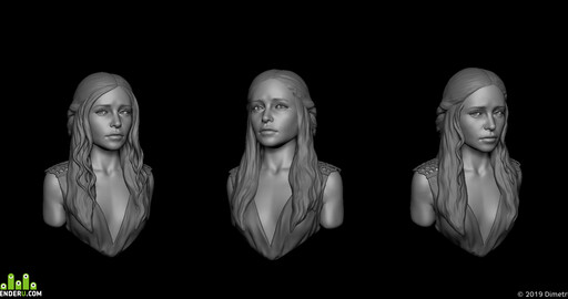 Скульптинг №74 «Daenerys Targaryen»