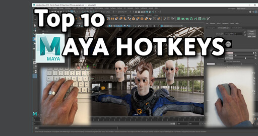 Топ 10 горячих клавиш в Maya, которые ускорят работу в 2 раза