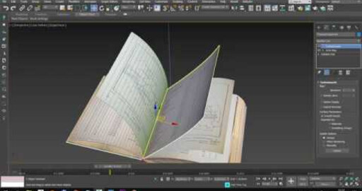 Раскрываем книгу в 3ds max