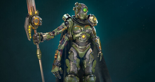 Making Of "Sci Fi Woman Soldier"