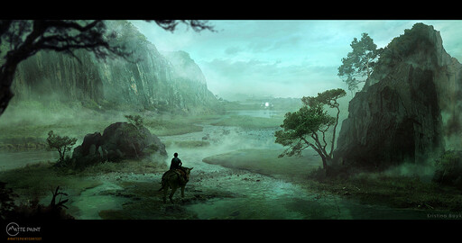 challenge matte painting - - swamp