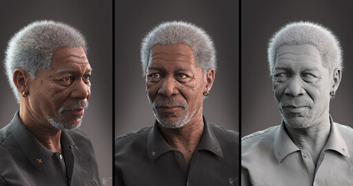 Making Of "MF (Portrait)"
