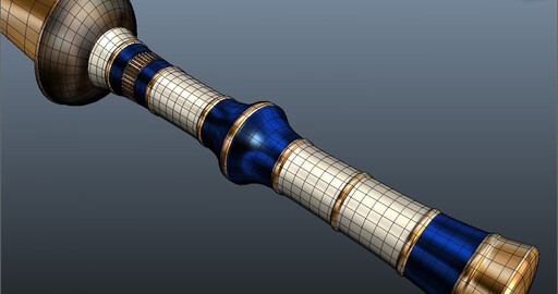 Modelling Sword in Maya Моделирование Меча в Maya