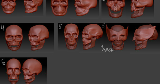 Практикуюсь в zbrush