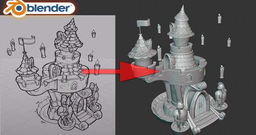 Создание модели blender 2.82