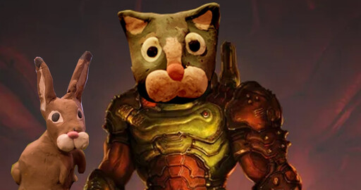 Пластилиновый кот в DOOM ETERNAL