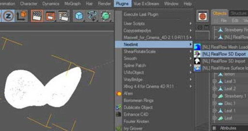 Клубника и молоко. Урок по RealFLow