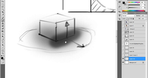 Occlusion drawing
