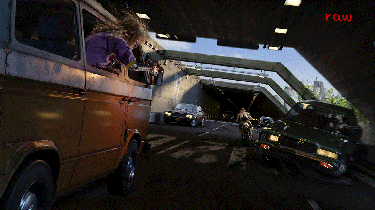 Making Of "Road Rash".