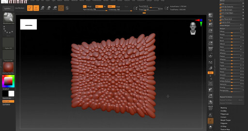 Способ создания органического меша в ZBrush