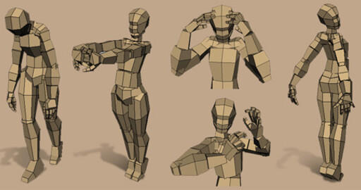 Создание и настройка "скелетов" персонажей в MaYa