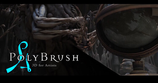 Мультик, сделанный с использованием Polybrush