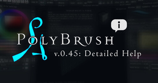 Polybrush 0.45: Подробнейший Help