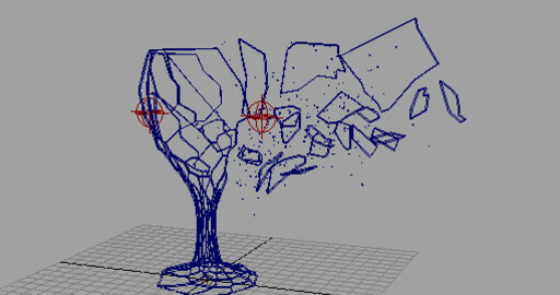 Разрушение 3D объектов в Maya с помощью плагина Blast Code