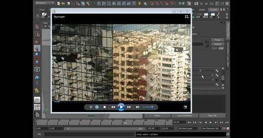 Создание небоскрёба в Maya - Реалистичное отражение