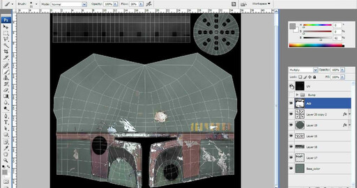 Текстурирование шлема в Autodesk Maya 2009