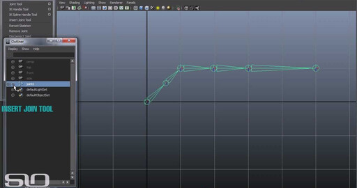 Создание скелета в Maya