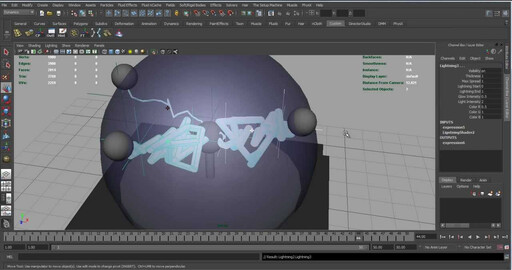 Dynamics in Maya №1. Электрический шар.
