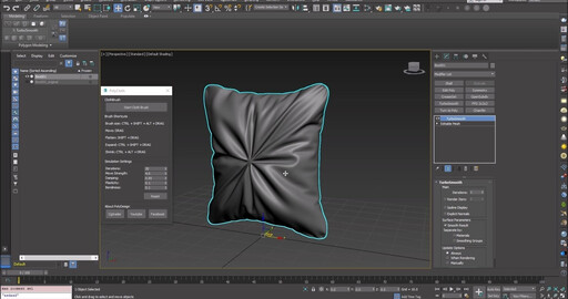 PolyCloth - новое дополнение к 3ds Max.