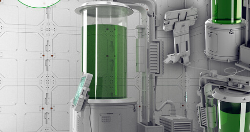 Blender modeling time lapse sci-fi