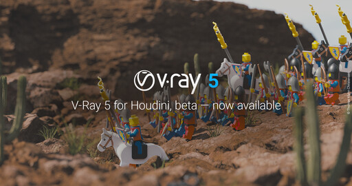 Публичная бесплатная бета версия V-Ray от Chaos Group для Houdini.