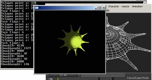 Формат 3d studio mesh, взгляд изнутри