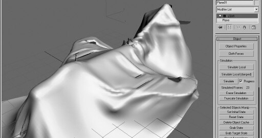 Книга 3ds max 9.Библия пользователя: Анимация волос и ткани