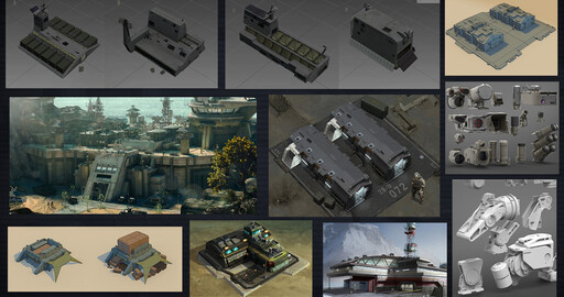 Environment modeling: от поиска концепций до подготовки к импорту в Unity